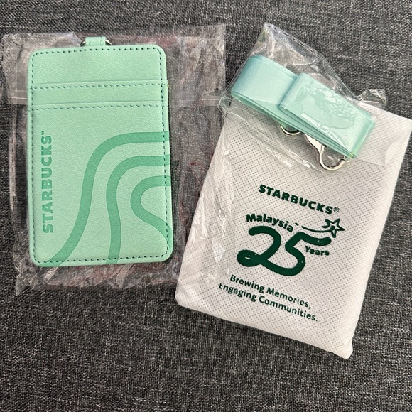 Starbucks Mint Green Card Holder - Picture 2 of 4